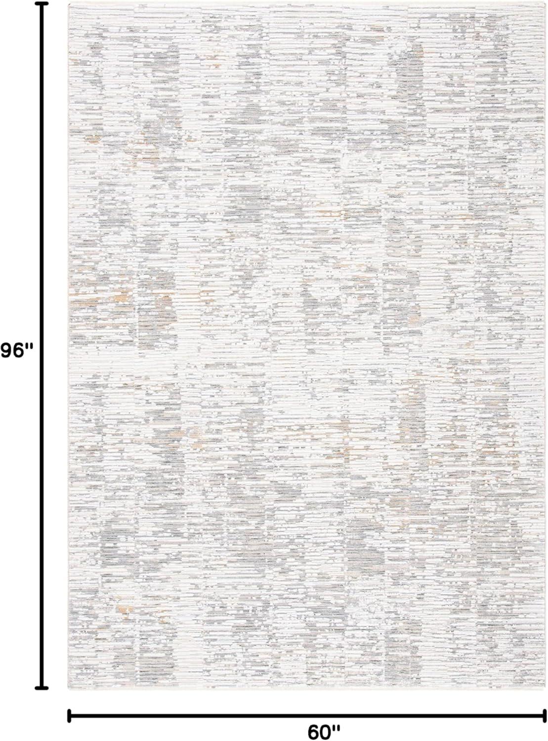 image:imageMartha Stewart x SAFAVIEH Area Rug Collection 5 x 8 Ivory amp Beige NonShedding amp Easy Cleaning Ideal for Living Room Bedroom Office Dining Space MSR8979AIvoryBeige