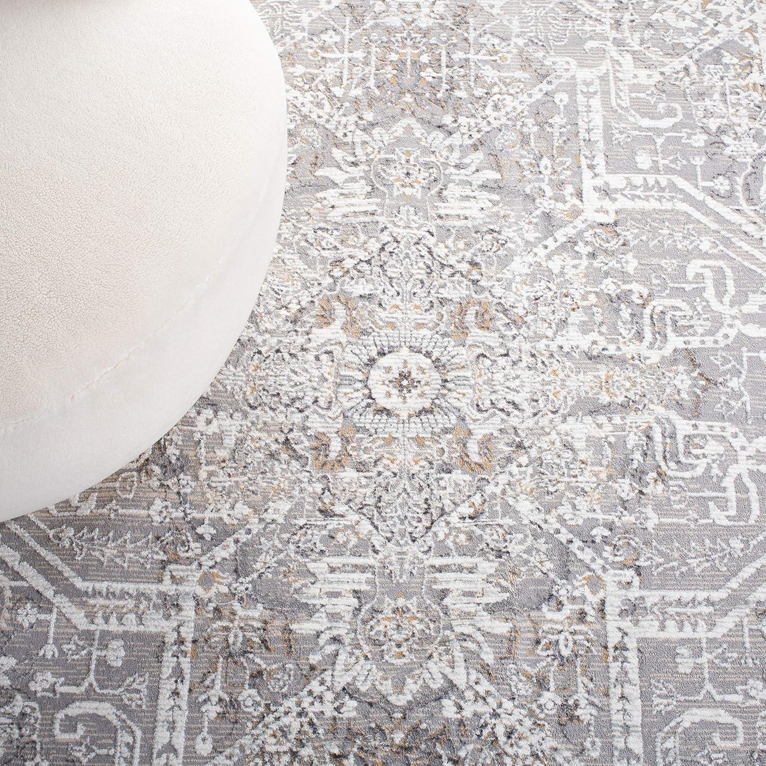 image:imageMartha Stewart x SAFAVIEH Area Rug Collection 5 x 8 Ivory amp Light Grey NonShedding amp Easy Cleaning Ideal for Living Room Bedroom Office Dining Space MSR8934BIvoryLight Grey