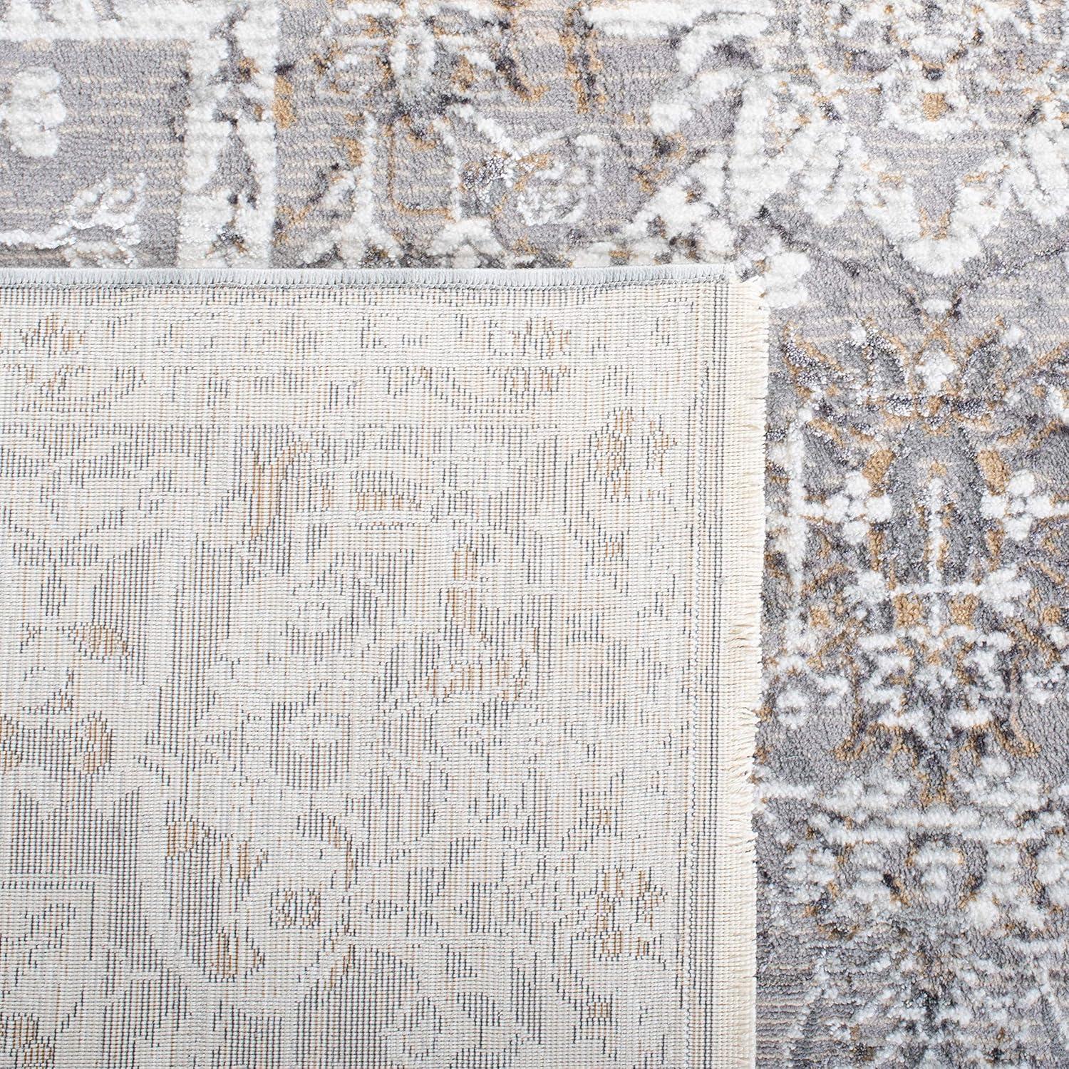 image:imageMartha Stewart x SAFAVIEH Area Rug Collection 5 x 8 Ivory amp Light Grey NonShedding amp Easy Cleaning Ideal for Living Room Bedroom Office Dining Space MSR8934BIvoryLight Grey