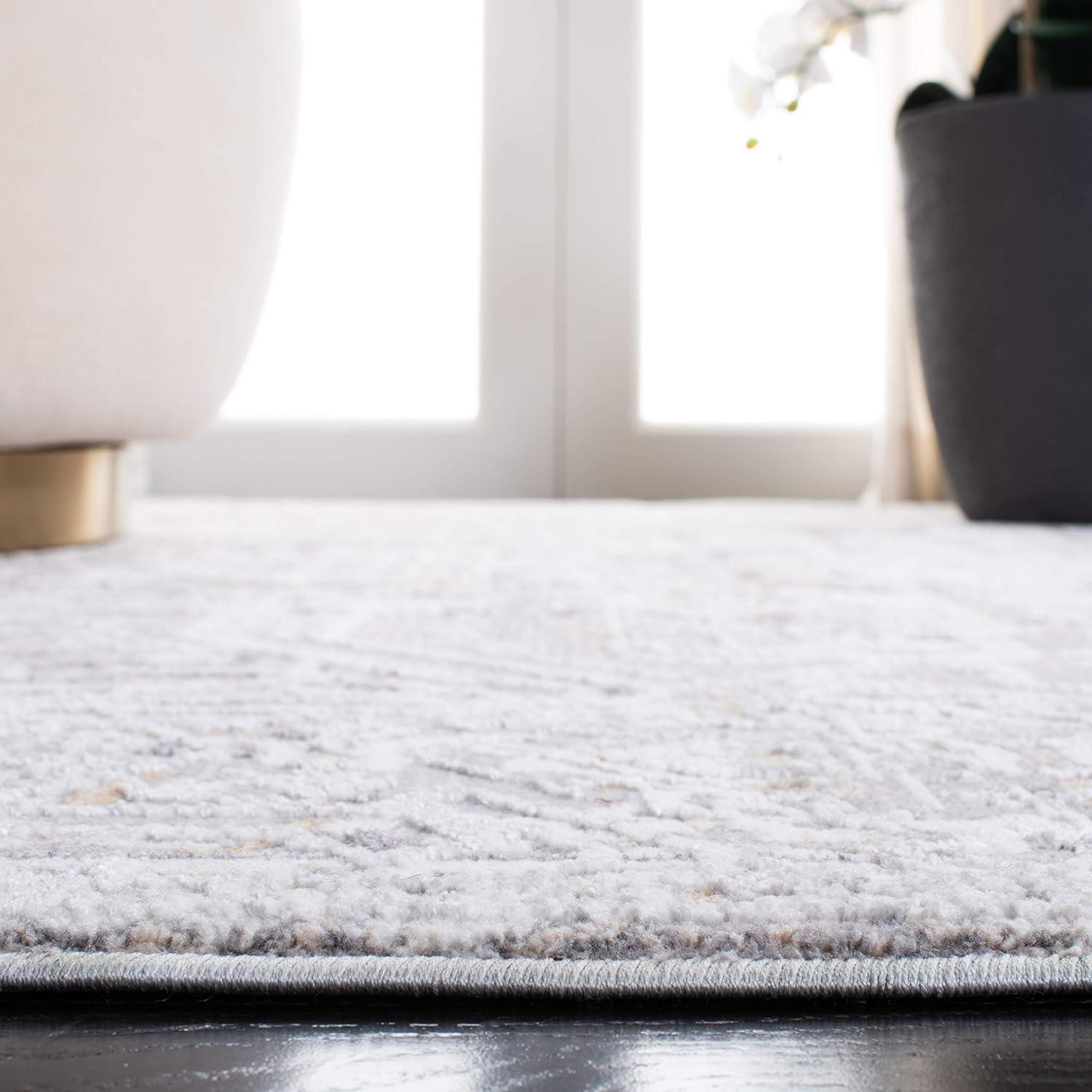 image:imageMartha Stewart x SAFAVIEH Area Rug Collection 5 x 8 Ivory amp Light Grey NonShedding amp Easy Cleaning Ideal for Living Room Bedroom Office Dining Space MSR8934BIvoryLight Grey