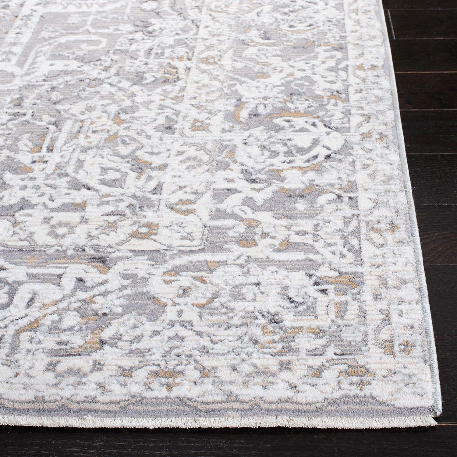 image:imageMartha Stewart x SAFAVIEH Area Rug Collection 5 x 8 Ivory amp Light Grey NonShedding amp Easy Cleaning Ideal for Living Room Bedroom Office Dining Space MSR8934BIvoryLight Grey