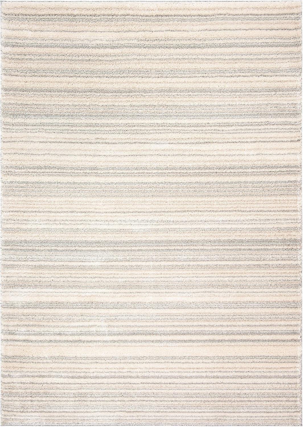 image:imageMartha Stewart x SAFAVIEH Area Rug Collection 51 x 76 Light Grey amp White NonShedding amp Easy Cleaning Ideal for Living Room Bedroom Office Dining Space MSR0787F