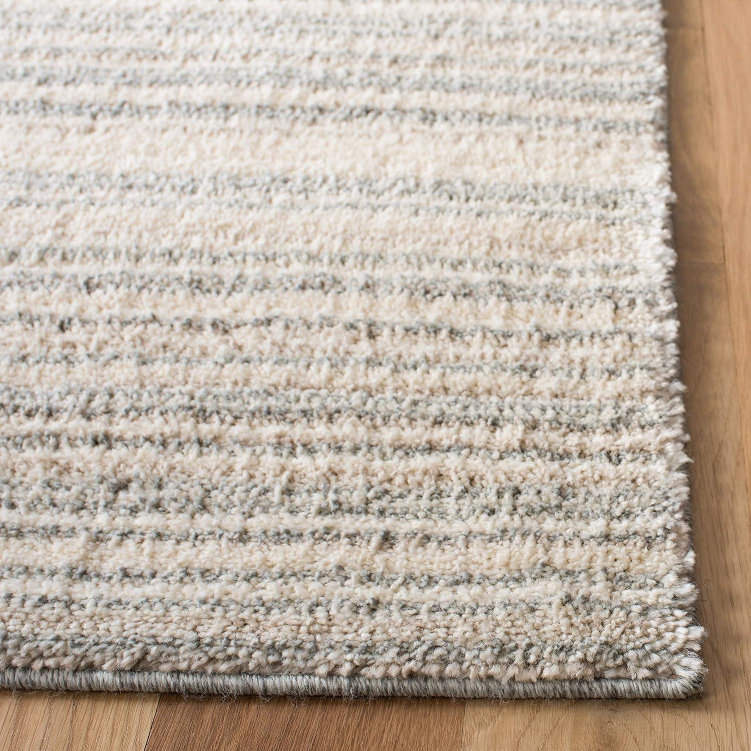 image:imageMartha Stewart x SAFAVIEH Area Rug Collection 51 x 76 Light Grey amp White NonShedding amp Easy Cleaning Ideal for Living Room Bedroom Office Dining Space MSR0787F