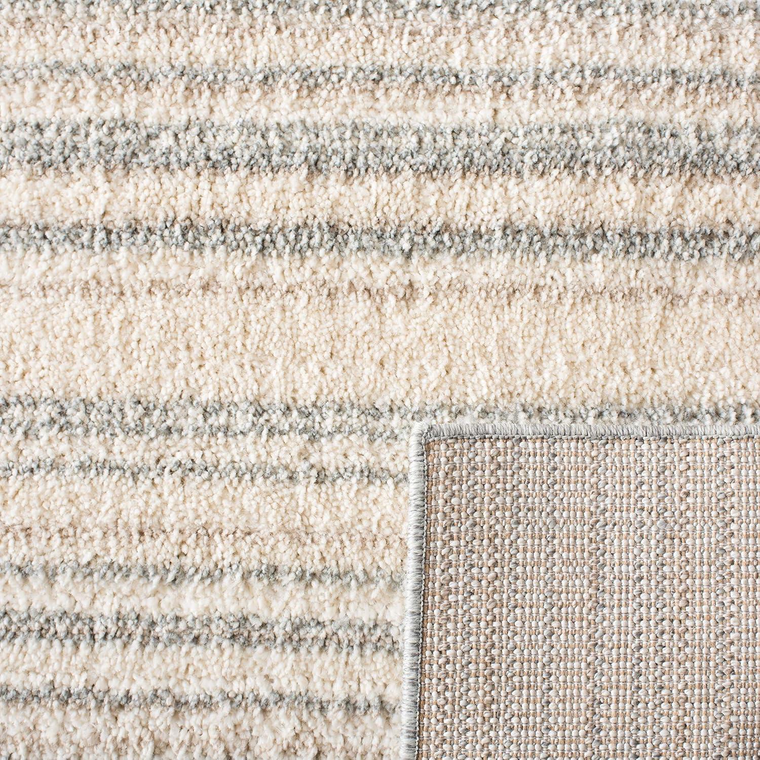 image:imageMartha Stewart x SAFAVIEH Area Rug Collection 51 x 76 Light Grey amp White NonShedding amp Easy Cleaning Ideal for Living Room Bedroom Office Dining Space MSR0787F