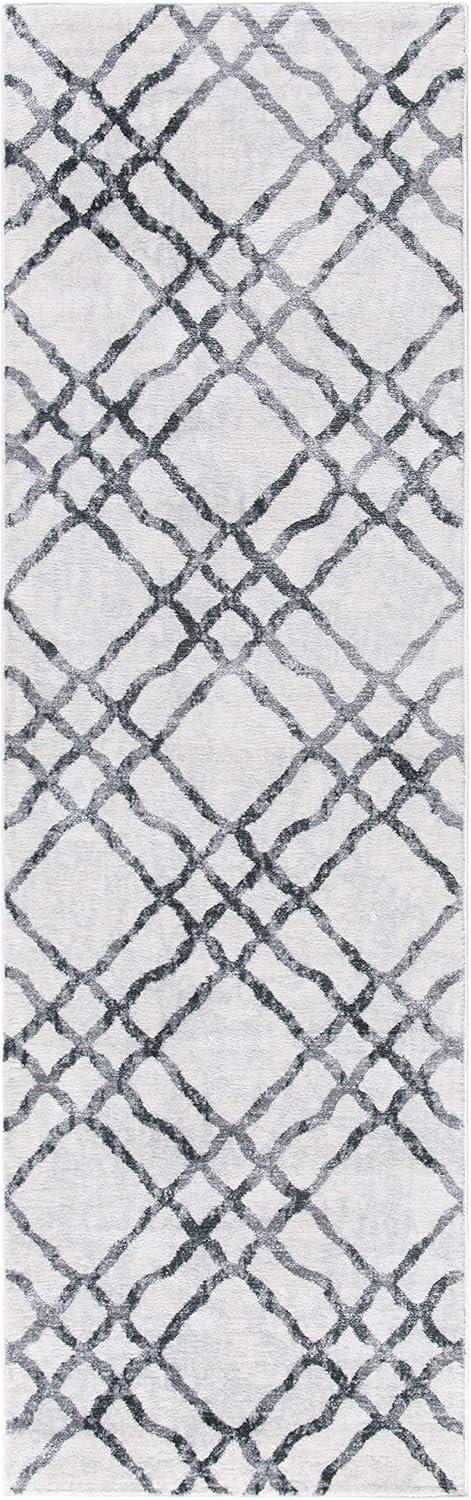 image:imageMartha Stewart x SAFAVIEH Area Rug Collection 53 x 77 Ivory amp Turquoise Blue NonShedding amp Easy Cleaning Ideal for Living Room Bedroom Office Dining Space MSR0957AIvoryGrey