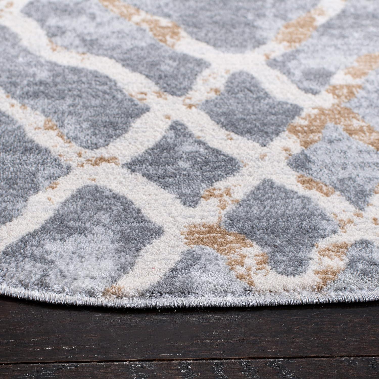 image:imageMartha Stewart x SAFAVIEH Area Rug Collection 53 x 77 Ivory amp Turquoise Blue NonShedding amp Easy Cleaning Ideal for Living Room Bedroom Office Dining Space MSR0957ASilverIvory