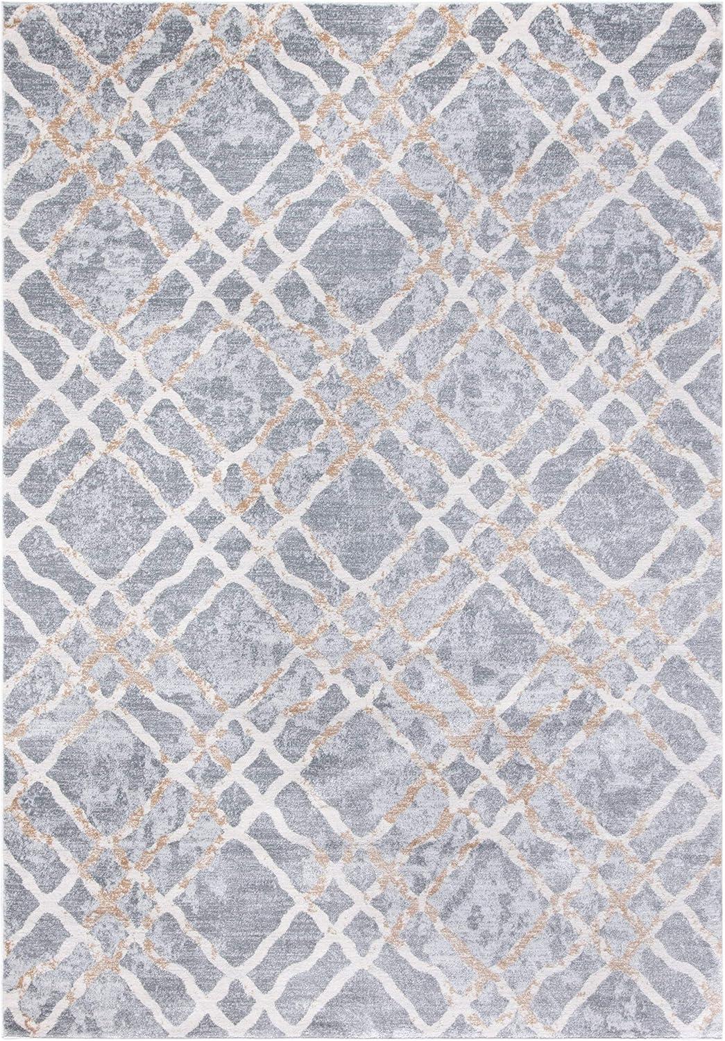 image:imageMartha Stewart x SAFAVIEH Area Rug Collection 53 x 77 Ivory amp Turquoise Blue NonShedding amp Easy Cleaning Ideal for Living Room Bedroom Office Dining Space MSR0957ASilverIvory