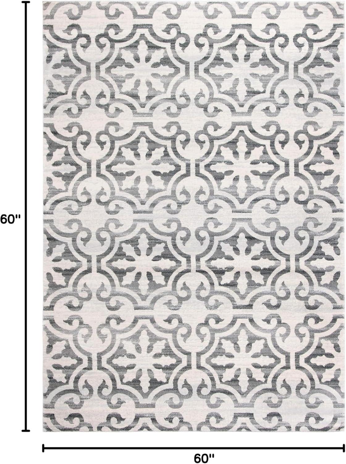 image:imageMartha Stewart x SAFAVIEH Area Rug Collection 53 x 77 Navy amp Ivory NonShedding amp Easy Cleaning Ideal for Living Room Bedroom Office Dining Space MSR0956NGreyIvory