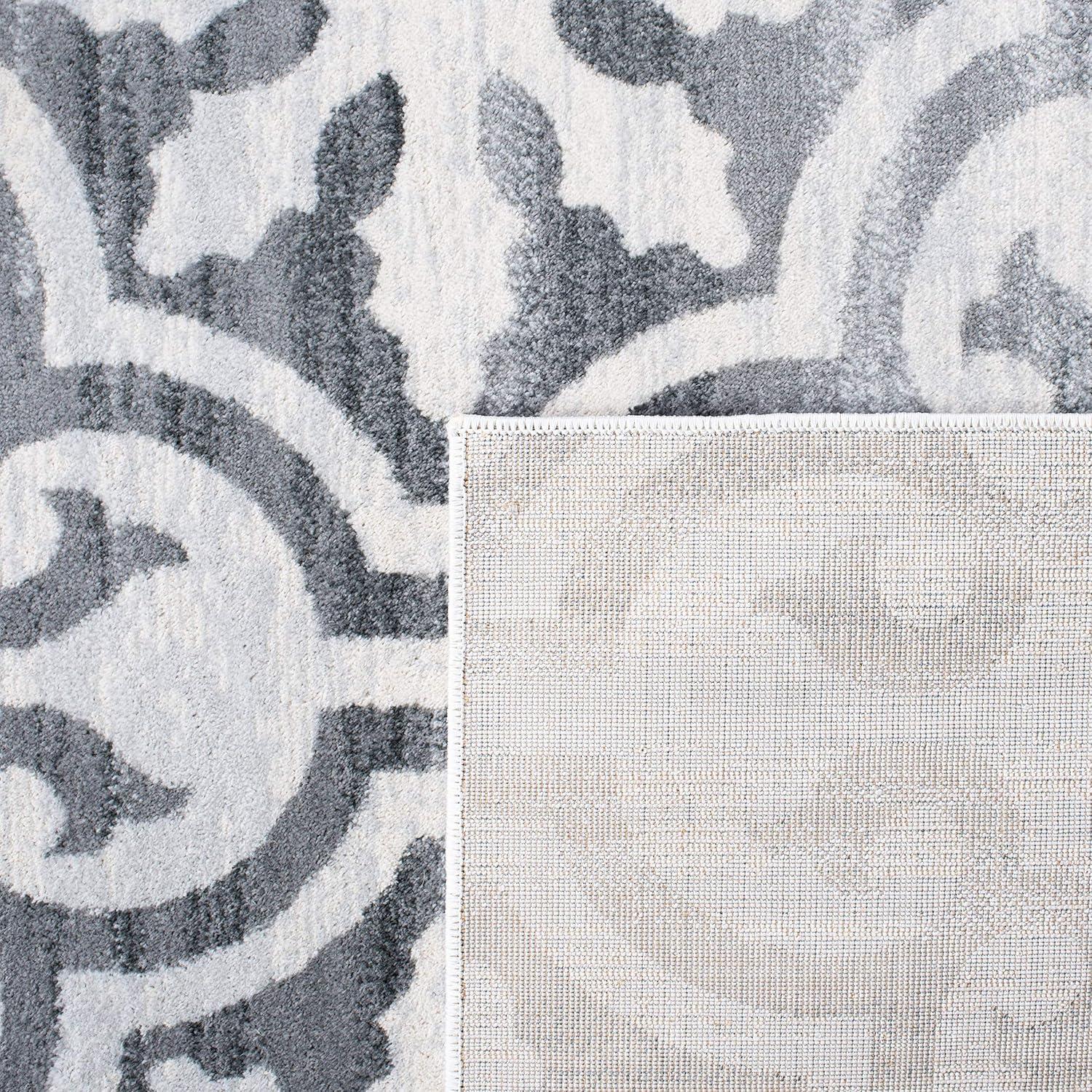 image:imageMartha Stewart x SAFAVIEH Area Rug Collection 53 x 77 Navy amp Ivory NonShedding amp Easy Cleaning Ideal for Living Room Bedroom Office Dining Space MSR0956NGreyIvory