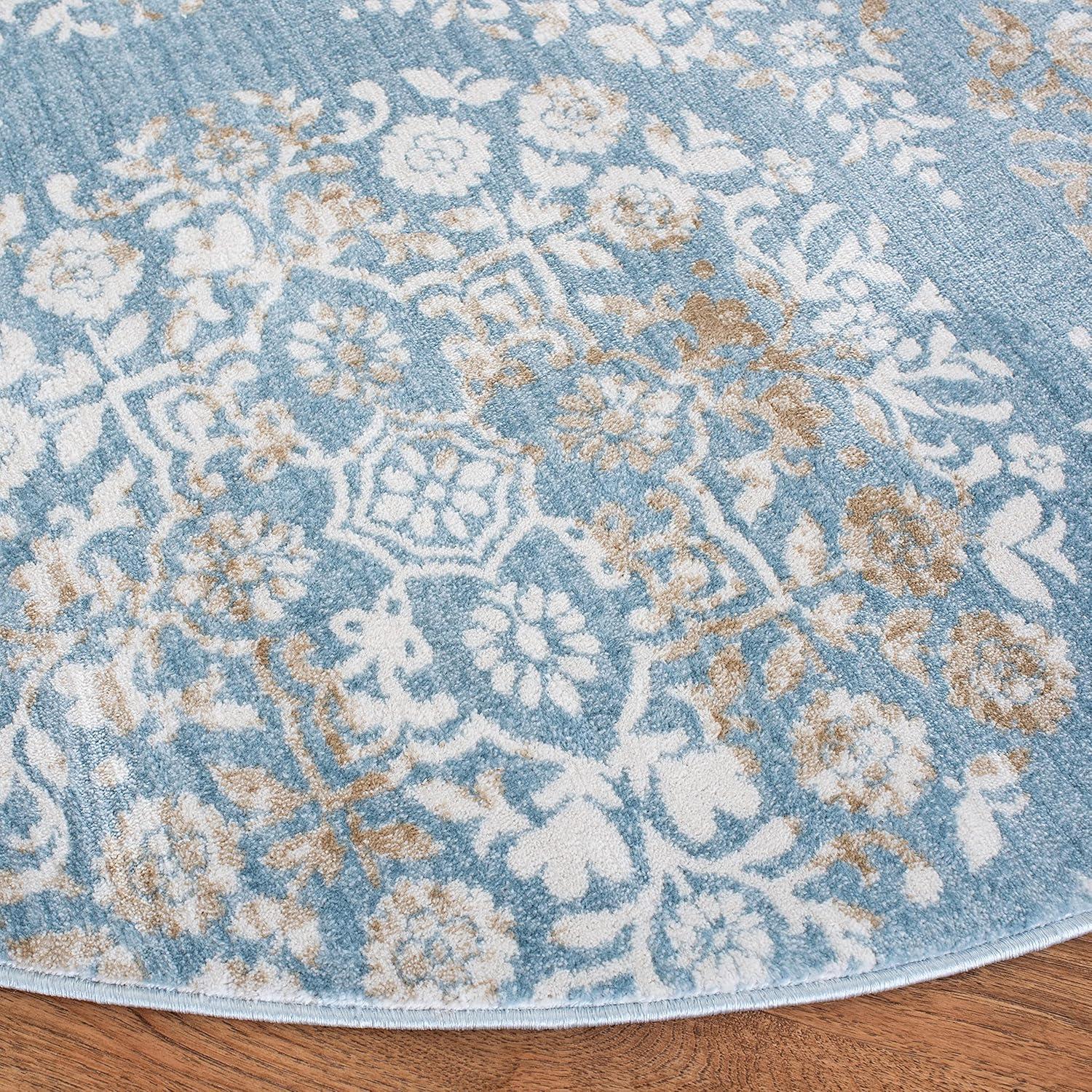 image:imageMartha Stewart x SAFAVIEH Area Rug Collection 53 x 77 Silver amp Ivory NonShedding amp Easy Cleaning Ideal for Living Room Bedroom Office Dining Space MSR0958GDenim BlueIvory