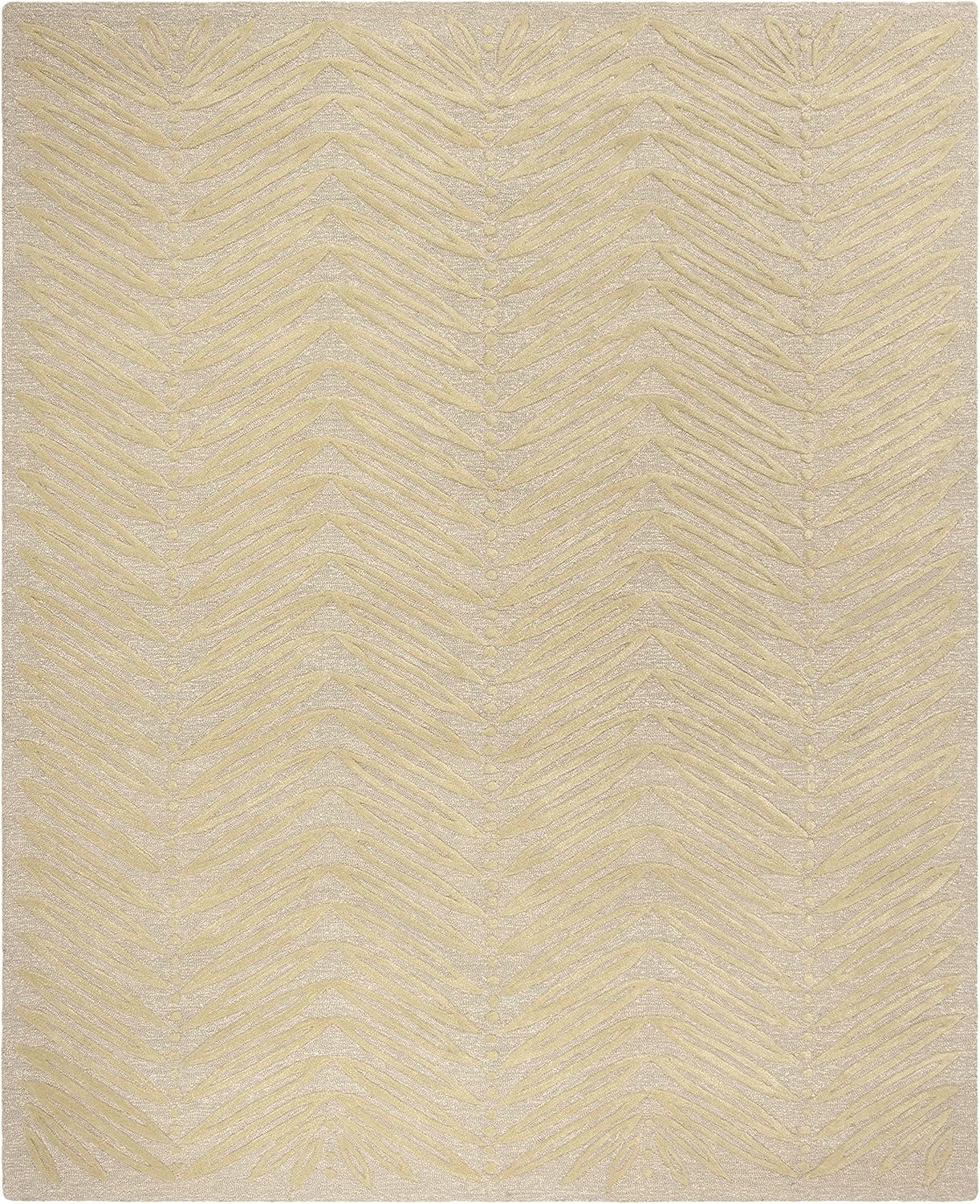 image:imageMartha Stewart x SAFAVIEH Area Rug Collection 6 Round Oolong Tea Green Handmade Wool amp Viscose Ideal for Living Room Bedroom Office Dining Space MSR3612BOolong Tea Green