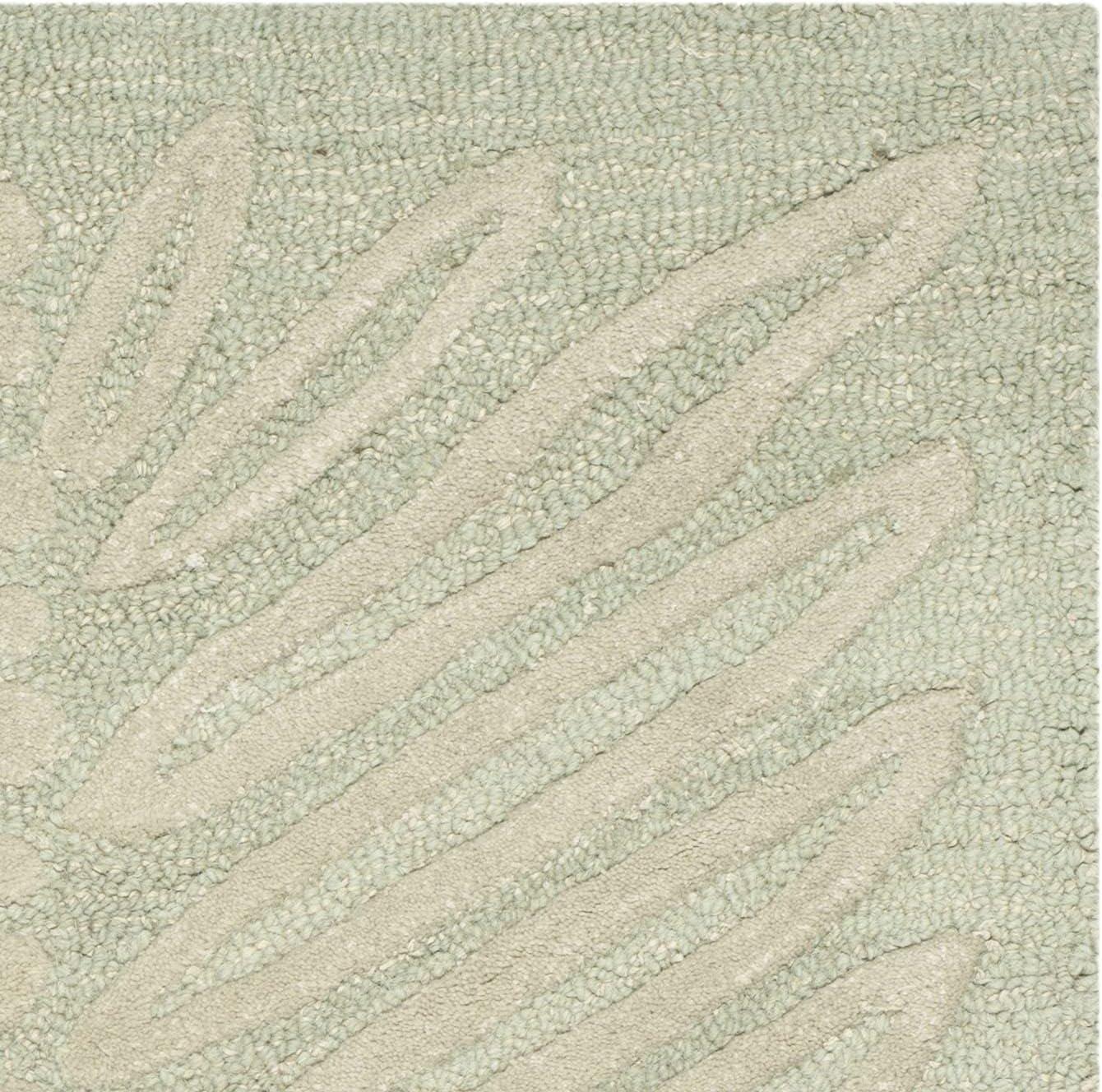 image:imageMartha Stewart x SAFAVIEH Area Rug Collection 6 Round Oolong Tea Green Handmade Wool amp Viscose Ideal for Living Room Bedroom Office Dining Space MSR3612BMilk Pail Green
