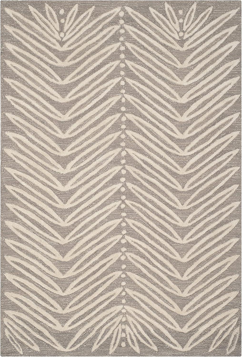 image:imageMartha Stewart x SAFAVIEH Area Rug Collection 6 Round Oolong Tea Green Handmade Wool amp Viscose Ideal for Living Room Bedroom Office Dining Space MSR3612BChamois Beige