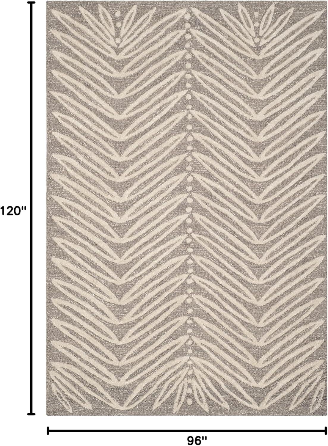 image:imageMartha Stewart x SAFAVIEH Area Rug Collection 6 Round Oolong Tea Green Handmade Wool amp Viscose Ideal for Living Room Bedroom Office Dining Space MSR3612BChamois Beige