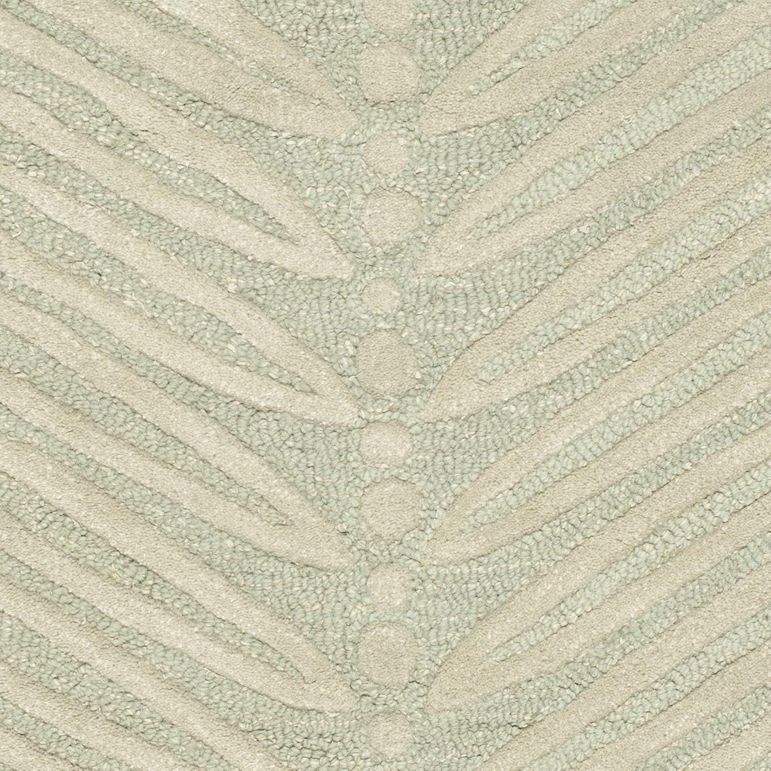 image:imageMartha Stewart x SAFAVIEH Area Rug Collection 6 Round Oolong Tea Green Handmade Wool amp Viscose Ideal for Living Room Bedroom Office Dining Space MSR3612BMilk Pail Green