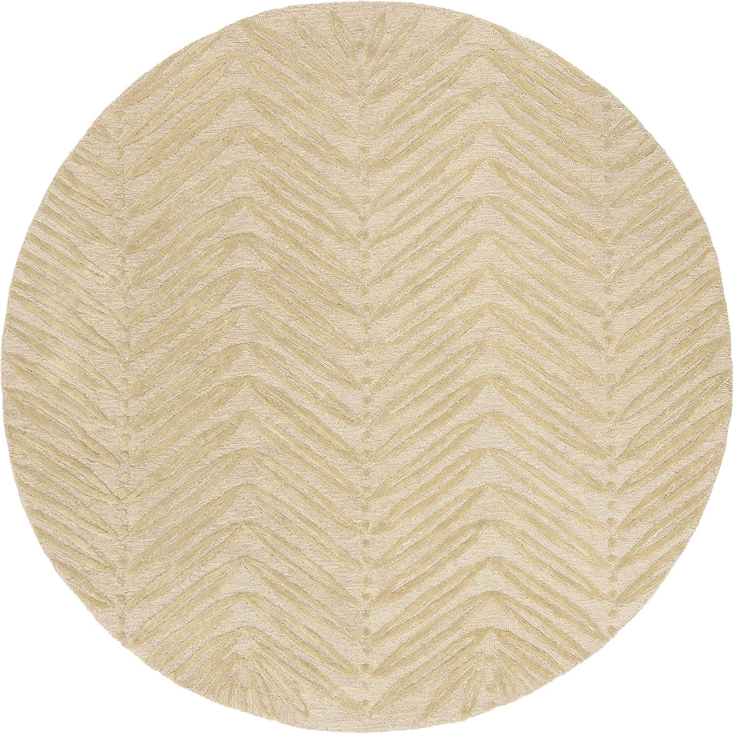 image:imageMartha Stewart x SAFAVIEH Area Rug Collection 6 Round Oolong Tea Green Handmade Wool amp Viscose Ideal for Living Room Bedroom Office Dining Space MSR3612BOolong Tea Green