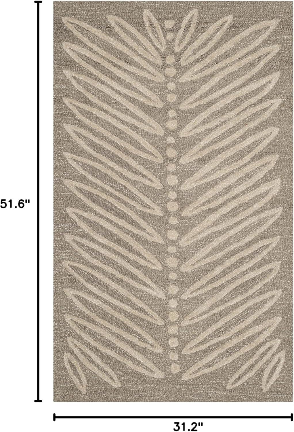 image:imageMartha Stewart x SAFAVIEH Area Rug Collection 6 Round Oolong Tea Green Handmade Wool amp Viscose Ideal for Living Room Bedroom Office Dining Space MSR3612BChamois Beige
