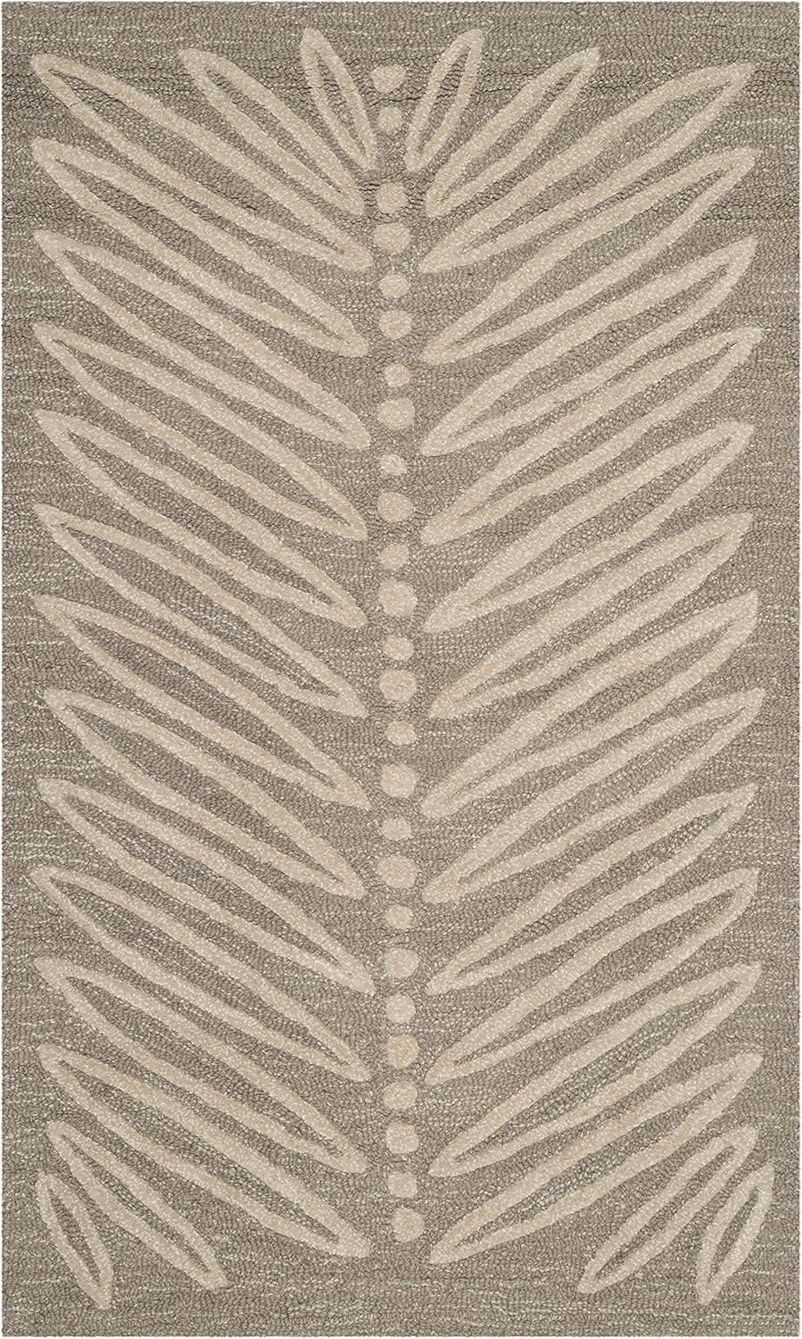 image:imageMartha Stewart x SAFAVIEH Area Rug Collection 6 Round Oolong Tea Green Handmade Wool amp Viscose Ideal for Living Room Bedroom Office Dining Space MSR3612BChamois Beige