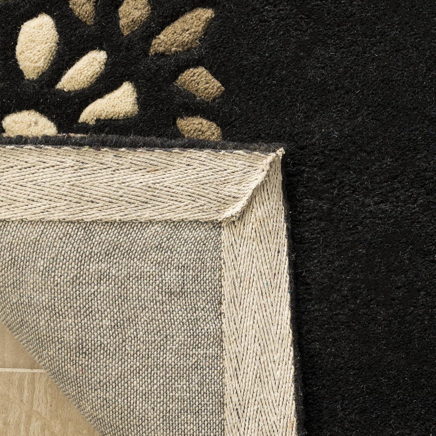 image:imageMartha Stewart x SAFAVIEH Area Rug Collection 8 Round Cement Handmade Wool Ideal for Living Room Bedroom Office Dining Space MSR4730BSilhouette