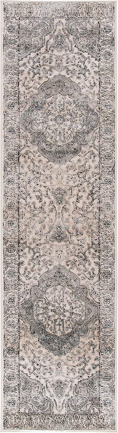 image:imageMartha Stewart x SAFAVIEH Area Rug Collection 8 x 10 Ivory amp Grey NonShedding amp Easy Cleaning Ideal for Living Room Bedroom Office Dining Space MSR867AIvoryGrey