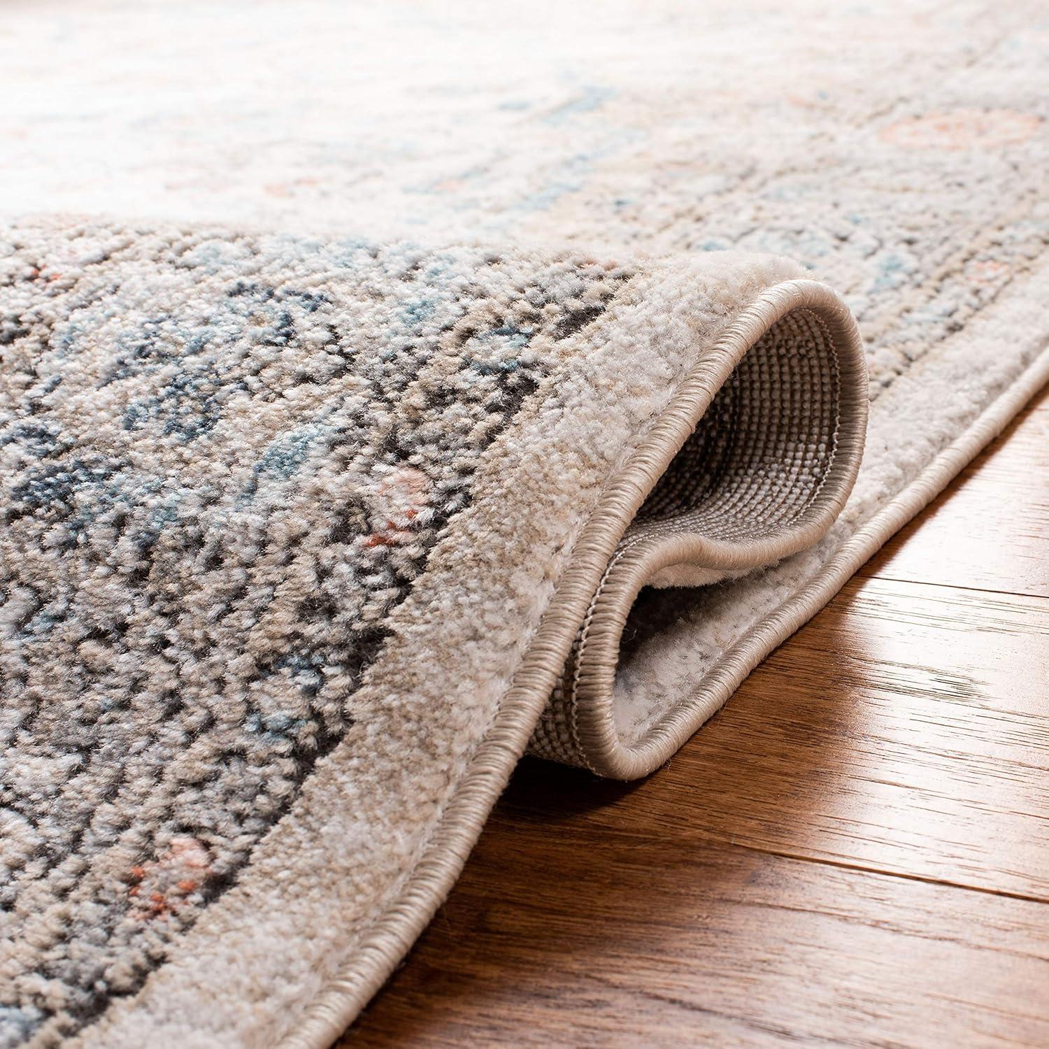 image:imageMartha Stewart x SAFAVIEH Area Rug Collection 8 x 10 Ivory amp Grey NonShedding amp Easy Cleaning Ideal for Living Room Bedroom Office Dining Space MSR867AIvoryGrey