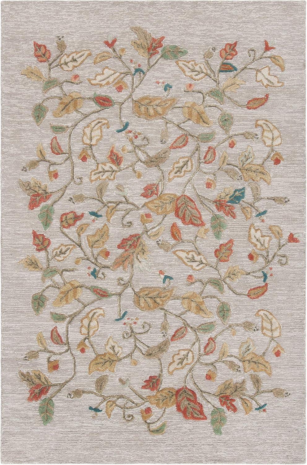 image:imageMartha Stewart x SAFAVIEH Area Rug Collection 8 x 10 Persimmon Red Handmade Wool amp Viscose Ideal for Living Room Bedroom Office Dining Space MSR3611APersimmon Red
