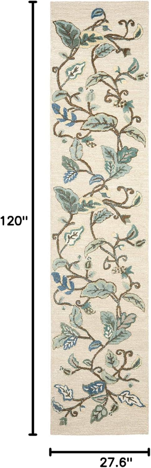 image:imageMartha Stewart x SAFAVIEH Area Rug Collection 8 x 10 Persimmon Red Handmade Wool amp Viscose Ideal for Living Room Bedroom Office Dining Space MSR3611AColonial Blue