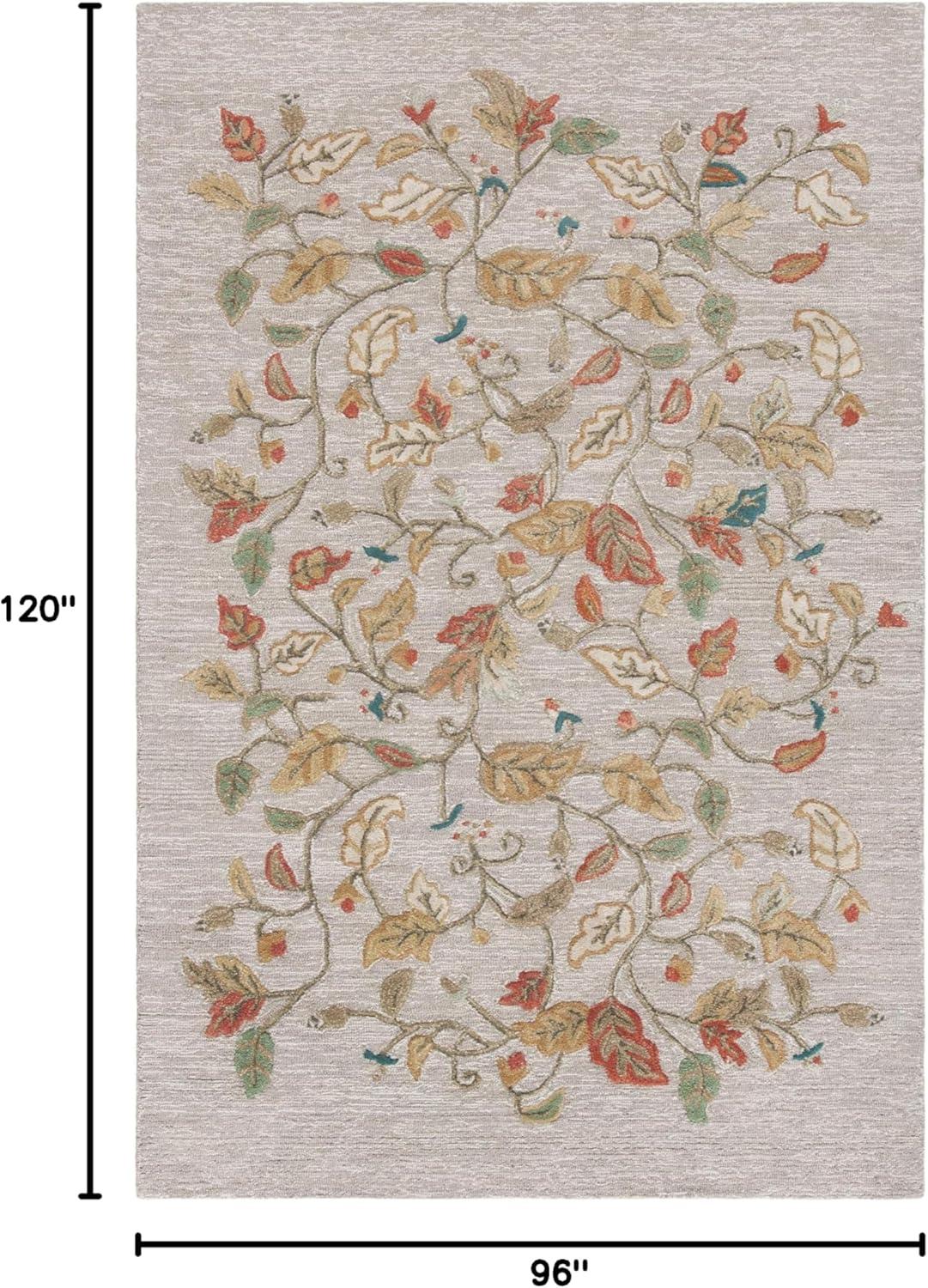 image:imageMartha Stewart x SAFAVIEH Area Rug Collection 8 x 10 Persimmon Red Handmade Wool amp Viscose Ideal for Living Room Bedroom Office Dining Space MSR3611APersimmon Red