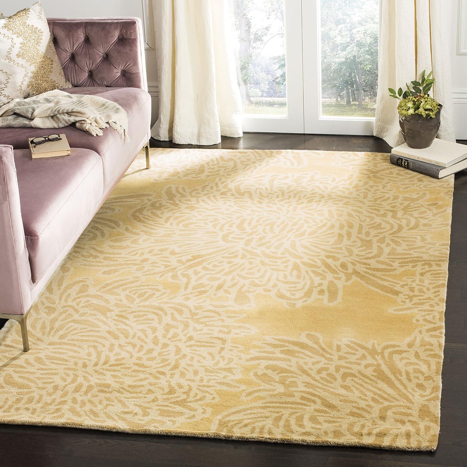 image:imageMartha Stewart x SAFAVIEH Area Rug Collection 8 x 10 Saguaro Handmade Wool Ideal for Living Room Bedroom Office Dining Space MSR4542DMalted
