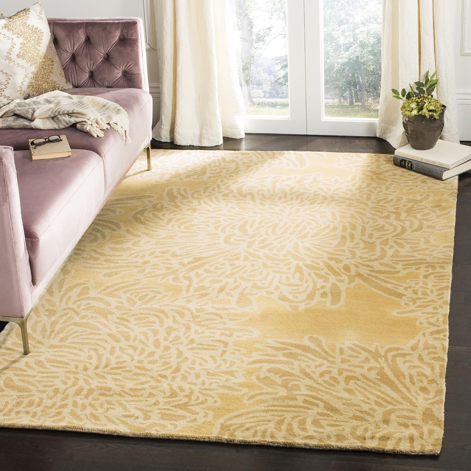 image:imageMartha Stewart x SAFAVIEH Area Rug Collection 8 x 10 Saguaro Handmade Wool Ideal for Living Room Bedroom Office Dining Space MSR4542DMalted
