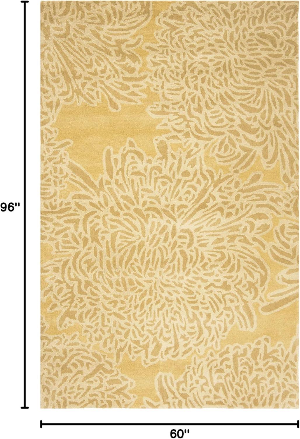 image:imageMartha Stewart x SAFAVIEH Area Rug Collection 8 x 10 Saguaro Handmade Wool Ideal for Living Room Bedroom Office Dining Space MSR4542DMalted