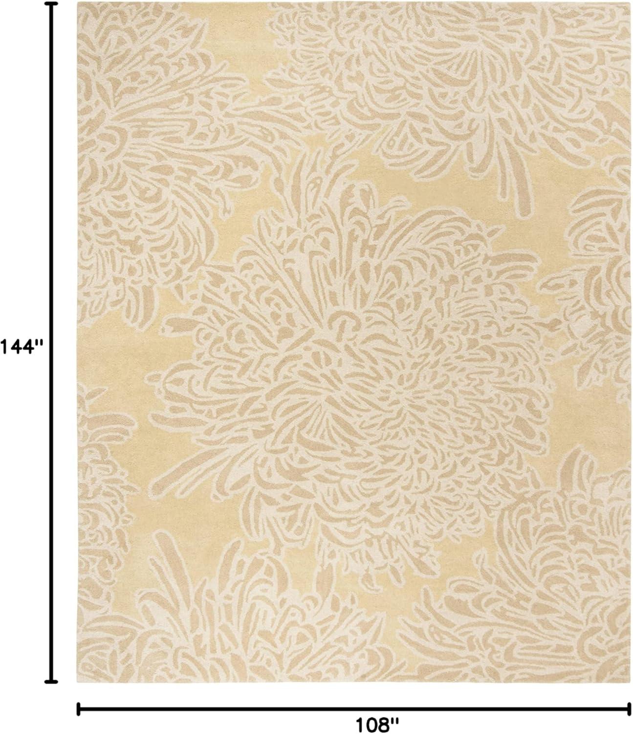 image:imageMartha Stewart x SAFAVIEH Area Rug Collection 8 x 10 Saguaro Handmade Wool Ideal for Living Room Bedroom Office Dining Space MSR4542DMalted
