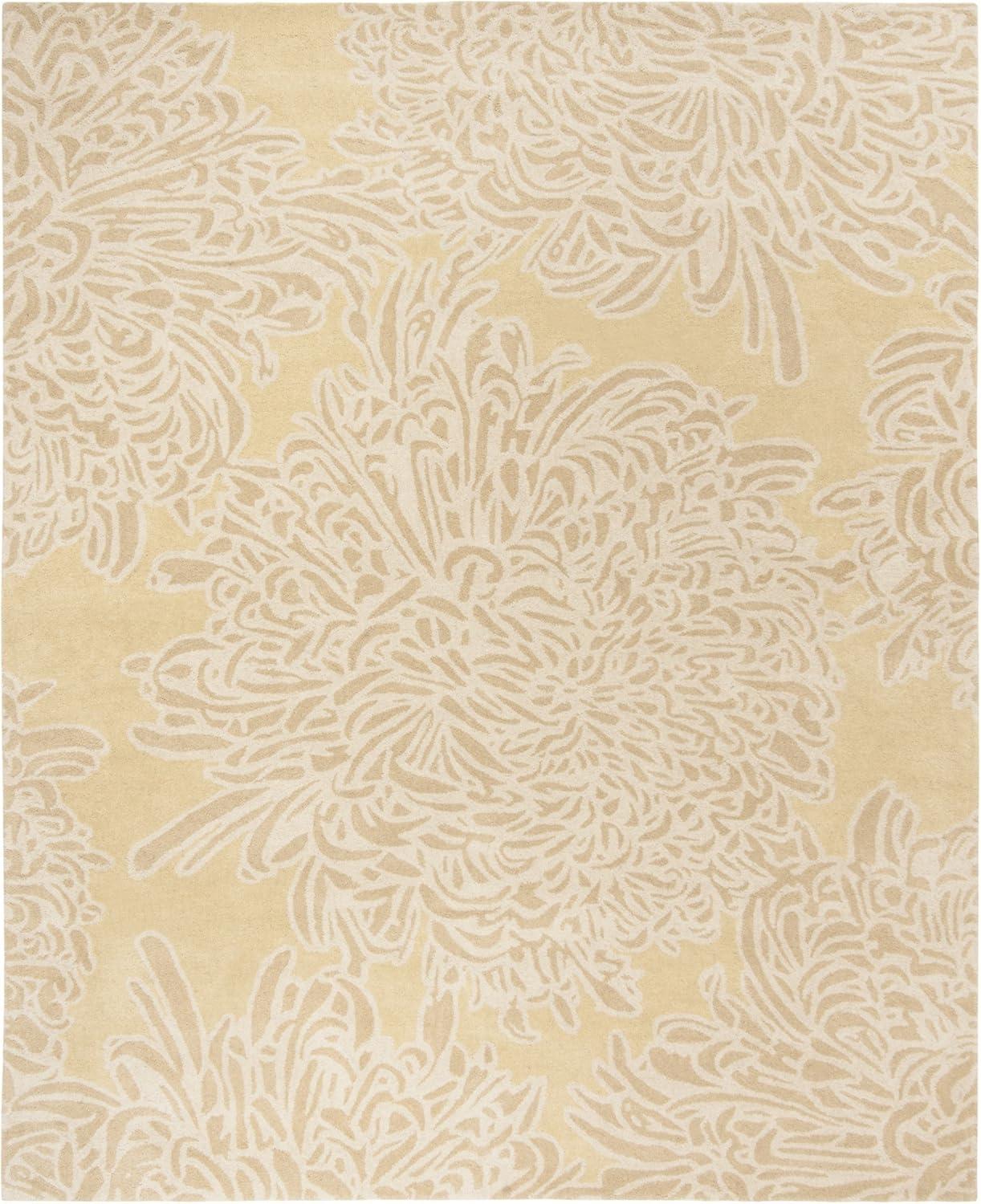 image:imageMartha Stewart x SAFAVIEH Area Rug Collection 8 x 10 Saguaro Handmade Wool Ideal for Living Room Bedroom Office Dining Space MSR4542DMalted
