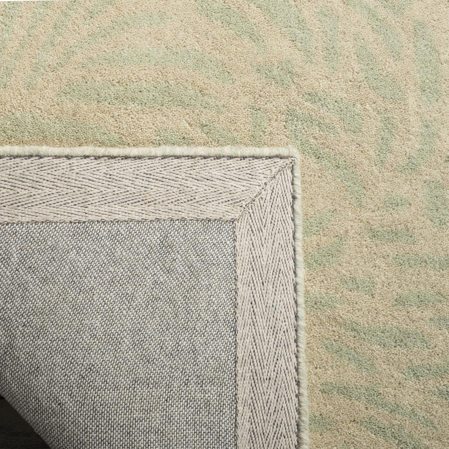 image:imageMartha Stewart x SAFAVIEH Area Rug Collection 8 x 10 Saguaro Handmade Wool Ideal for Living Room Bedroom Office Dining Space MSR4542DSaguaro