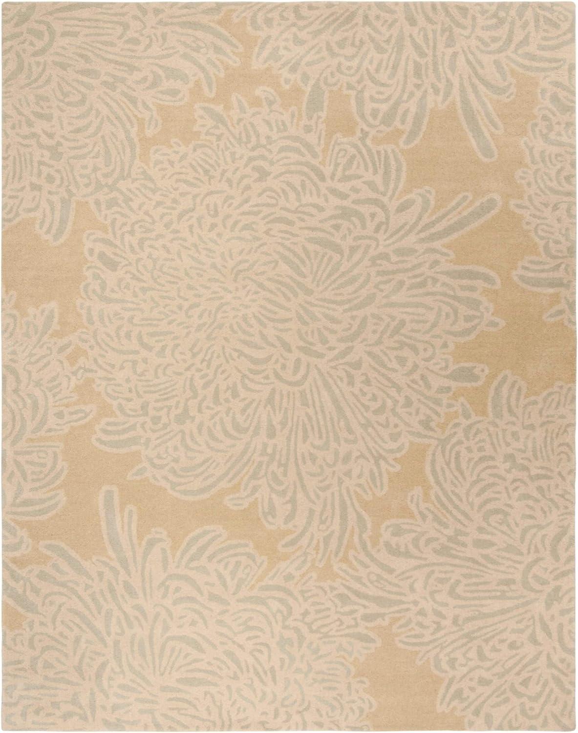 image:imageMartha Stewart x SAFAVIEH Area Rug Collection 8 x 10 Saguaro Handmade Wool Ideal for Living Room Bedroom Office Dining Space MSR4542DSaguaro