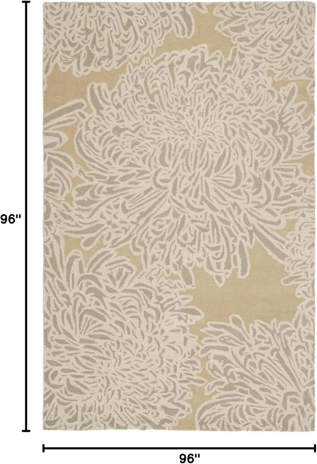 image:imageMartha Stewart x SAFAVIEH Area Rug Collection 8 x 10 Saguaro Handmade Wool Ideal for Living Room Bedroom Office Dining Space MSR4542DSaguaro