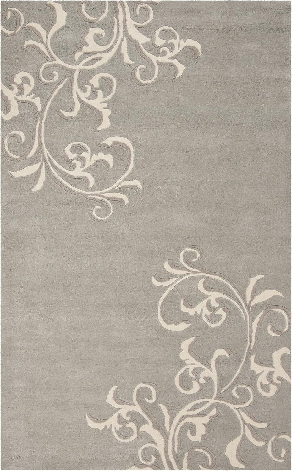 image:imageMartha Stewart x SAFAVIEH Area Rug Collection 8 x 10 Soft Yellow Handmade Wool Ideal for Living Room Bedroom Office Dining Space MSR4623ASoft Aqua