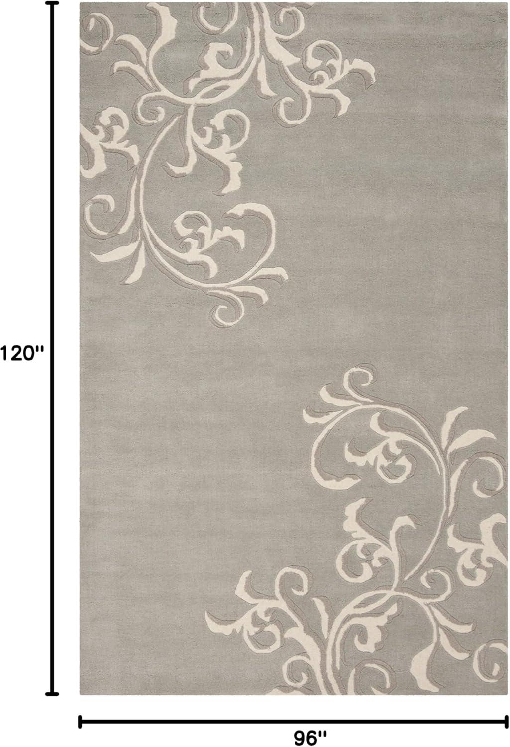 image:imageMartha Stewart x SAFAVIEH Area Rug Collection 8 x 10 Soft Yellow Handmade Wool Ideal for Living Room Bedroom Office Dining Space MSR4623ASoft Aqua