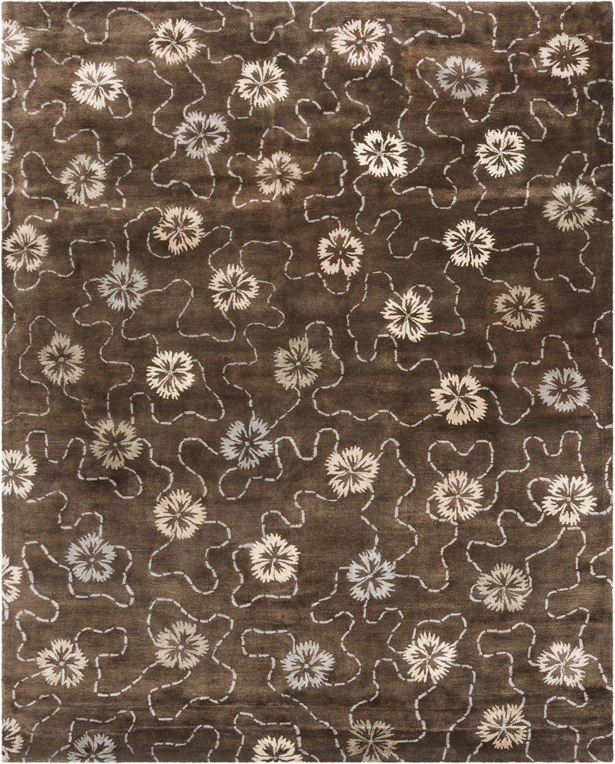 image:imageMartha Stewart x SAFAVIEH Area Rug Collection 8 x 10 Soft Yellow Handmade Wool Ideal for Living Room Bedroom Office Dining Space MSR4623ASoft Yellow