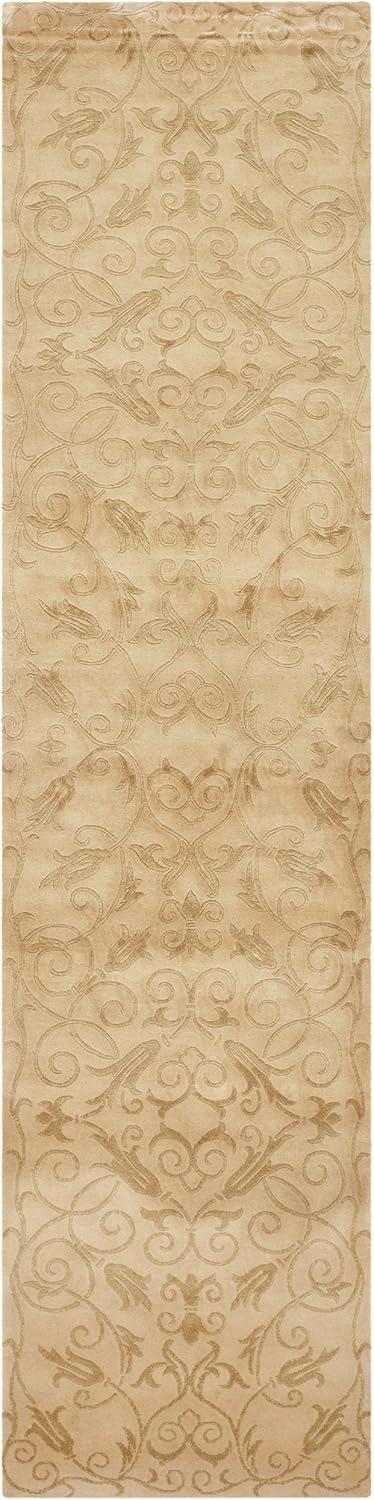 image:imageMartha Stewart x SAFAVIEH Area Rug Collection 8 x 10 Soft Yellow Handmade Wool Ideal for Living Room Bedroom Office Dining Space MSR4623ASoft Yellow