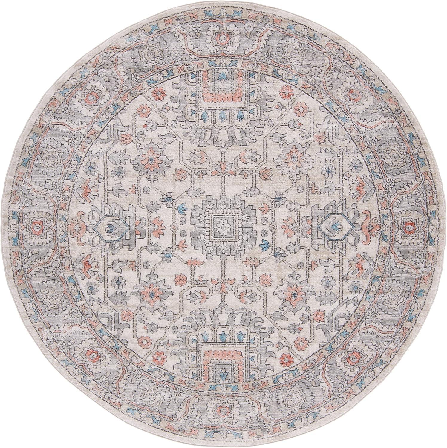 image:imageMartha Stewart x SAFAVIEH Area Rug Collection 9 x 12 Light Blue amp Ivory NonShedding amp Easy Cleaning Ideal for Living Room Bedroom Office Dining Space MSR877MGreyIvory