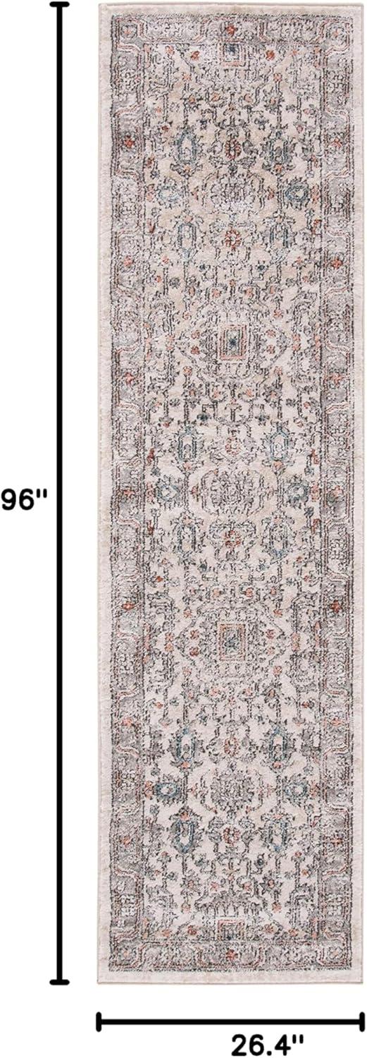 image:imageMartha Stewart x SAFAVIEH Area Rug Collection 9 x 12 Light Blue amp Ivory NonShedding amp Easy Cleaning Ideal for Living Room Bedroom Office Dining Space MSR877MGreyIvory