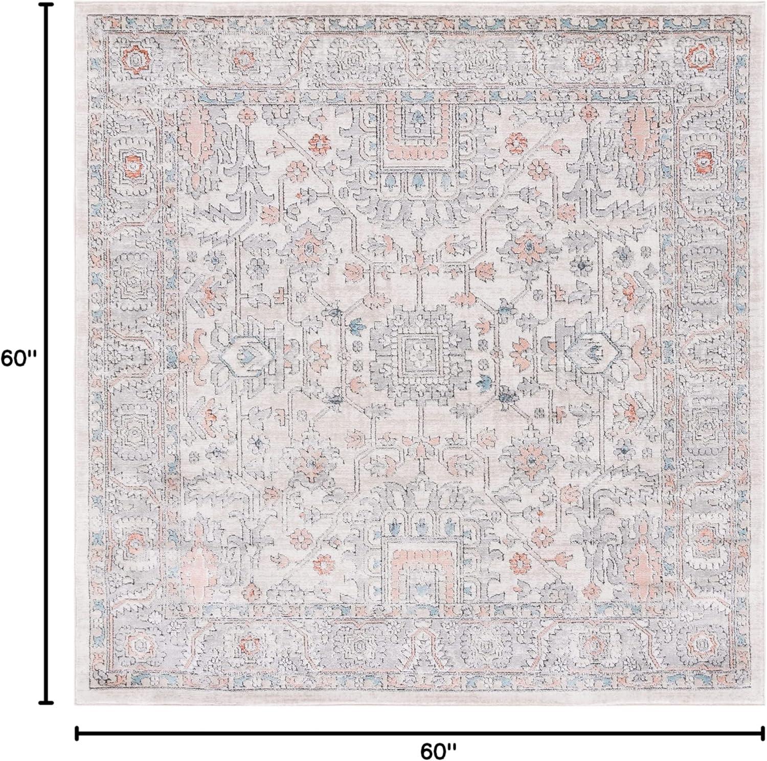 image:imageMartha Stewart x SAFAVIEH Area Rug Collection 9 x 12 Light Blue amp Ivory NonShedding amp Easy Cleaning Ideal for Living Room Bedroom Office Dining Space MSR877MGreyIvory