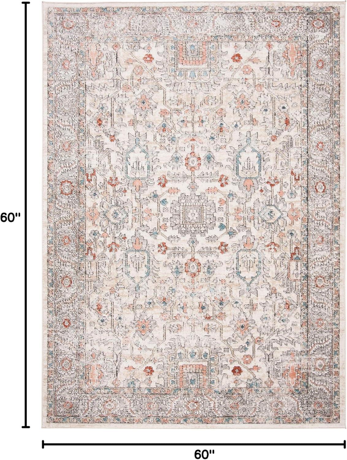 image:imageMartha Stewart x SAFAVIEH Area Rug Collection 9 x 12 Light Blue amp Ivory NonShedding amp Easy Cleaning Ideal for Living Room Bedroom Office Dining Space MSR877MGreyIvory