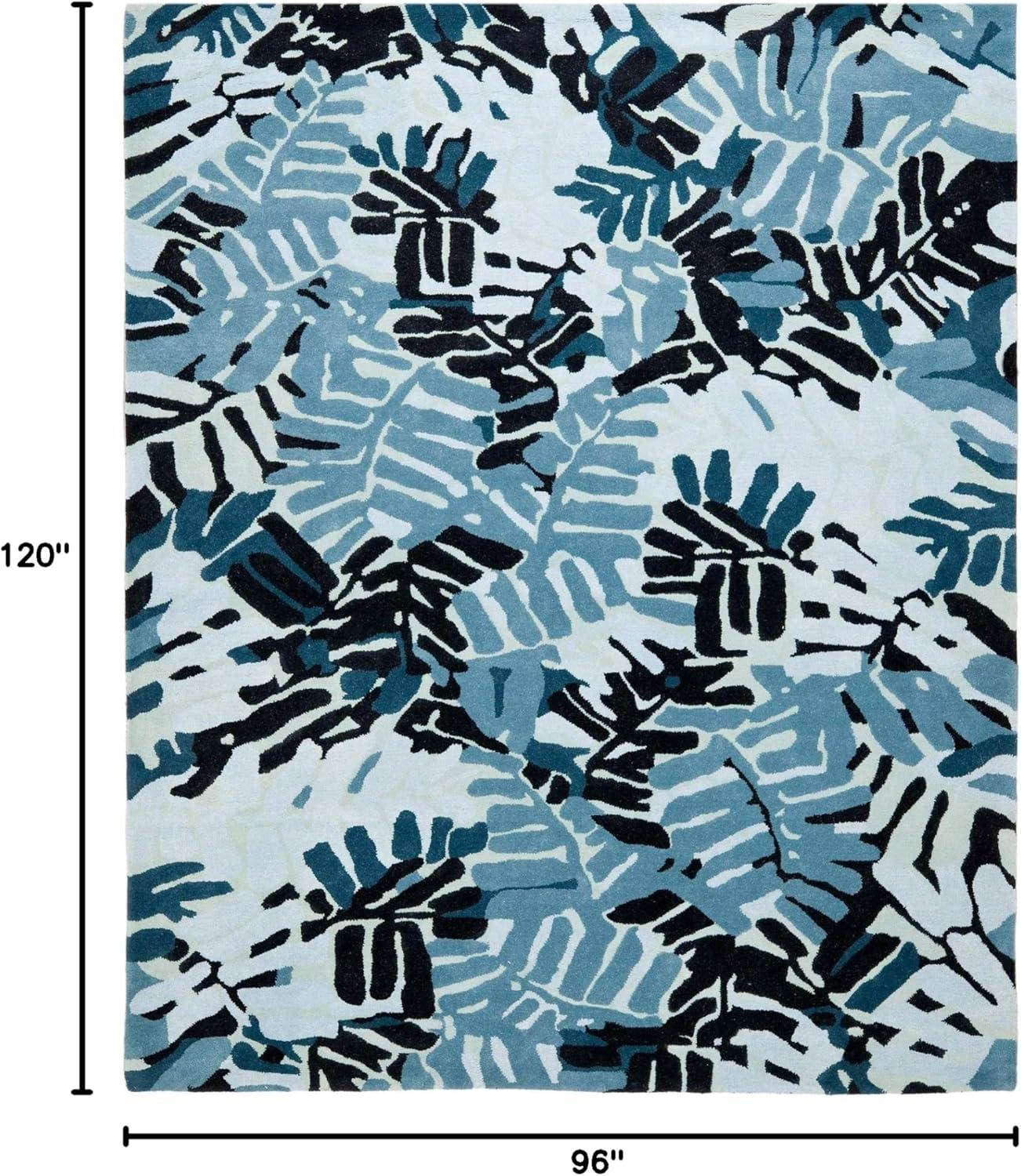 image:imageMartha Stewart x SAFAVIEH Area Rug Collection 9 x 12 Spud Handmade Wool Ideal for Living Room Bedroom Office Dining Space MSR4548AWroughtIron