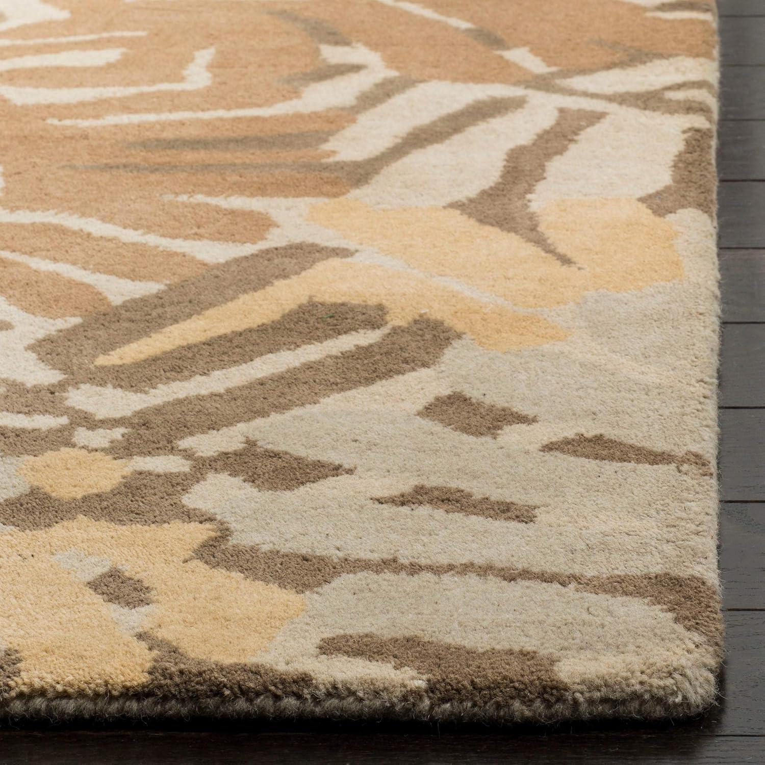 image:imageMartha Stewart x SAFAVIEH Area Rug Collection 9 x 12 Spud Handmade Wool Ideal for Living Room Bedroom Office Dining Space MSR4548AWroughtIron