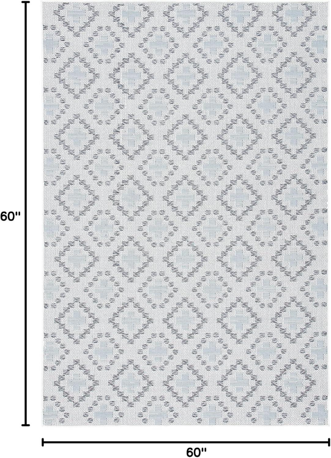 image:imageMartha Stewart x SAFAVIEH Outdoor Area Rug Collection 45 x 65 Ivory amp Grey Weather Resistant amp Washable Ideal for Patio Backyard Mudroom Deck Accent Space MSRO307FIvoryGrey