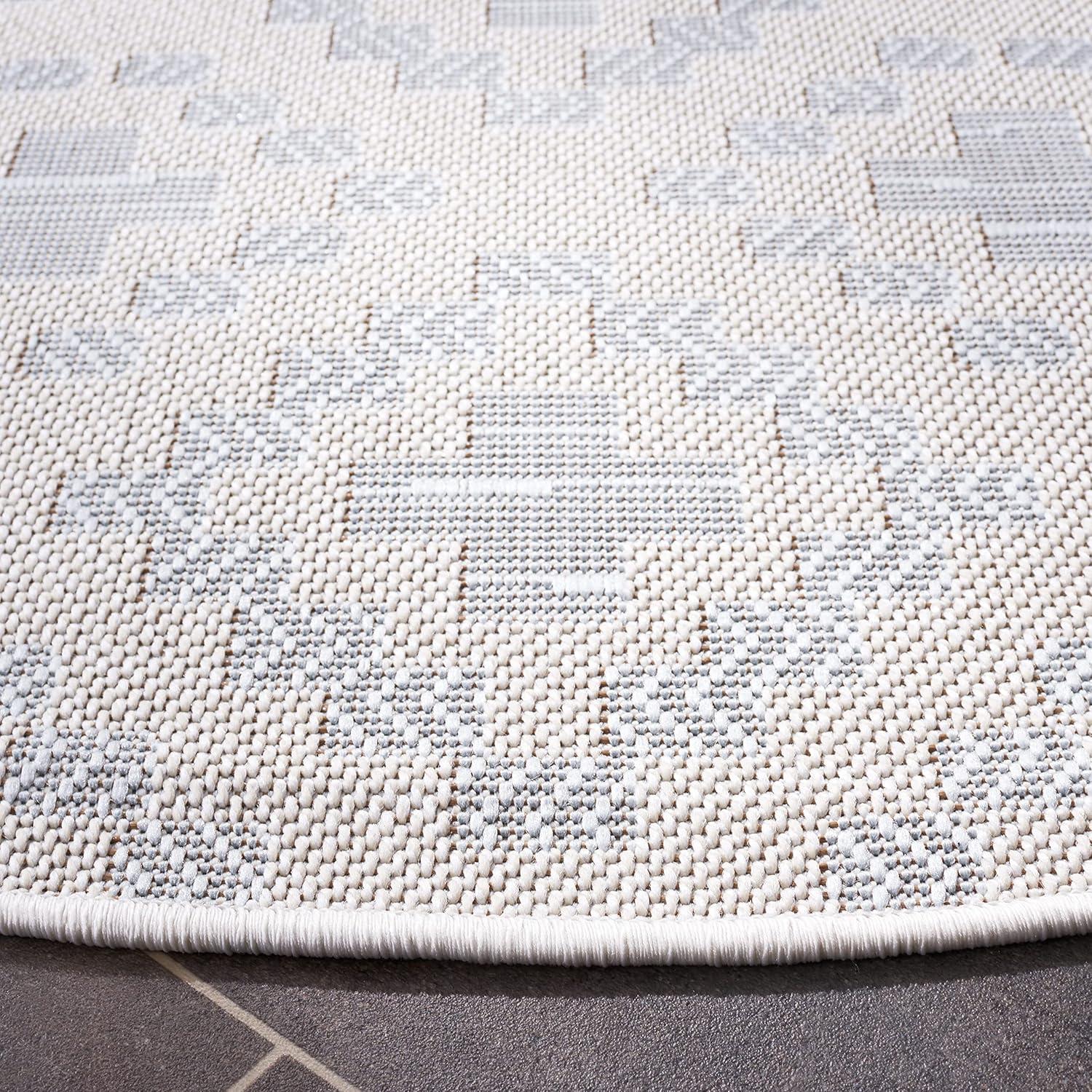 image:imageMartha Stewart x SAFAVIEH Outdoor Area Rug Collection 45 x 65 Ivory amp Grey Weather Resistant amp Washable Ideal for Patio Backyard Mudroom Deck Accent Space MSRO307FIvoryGrey