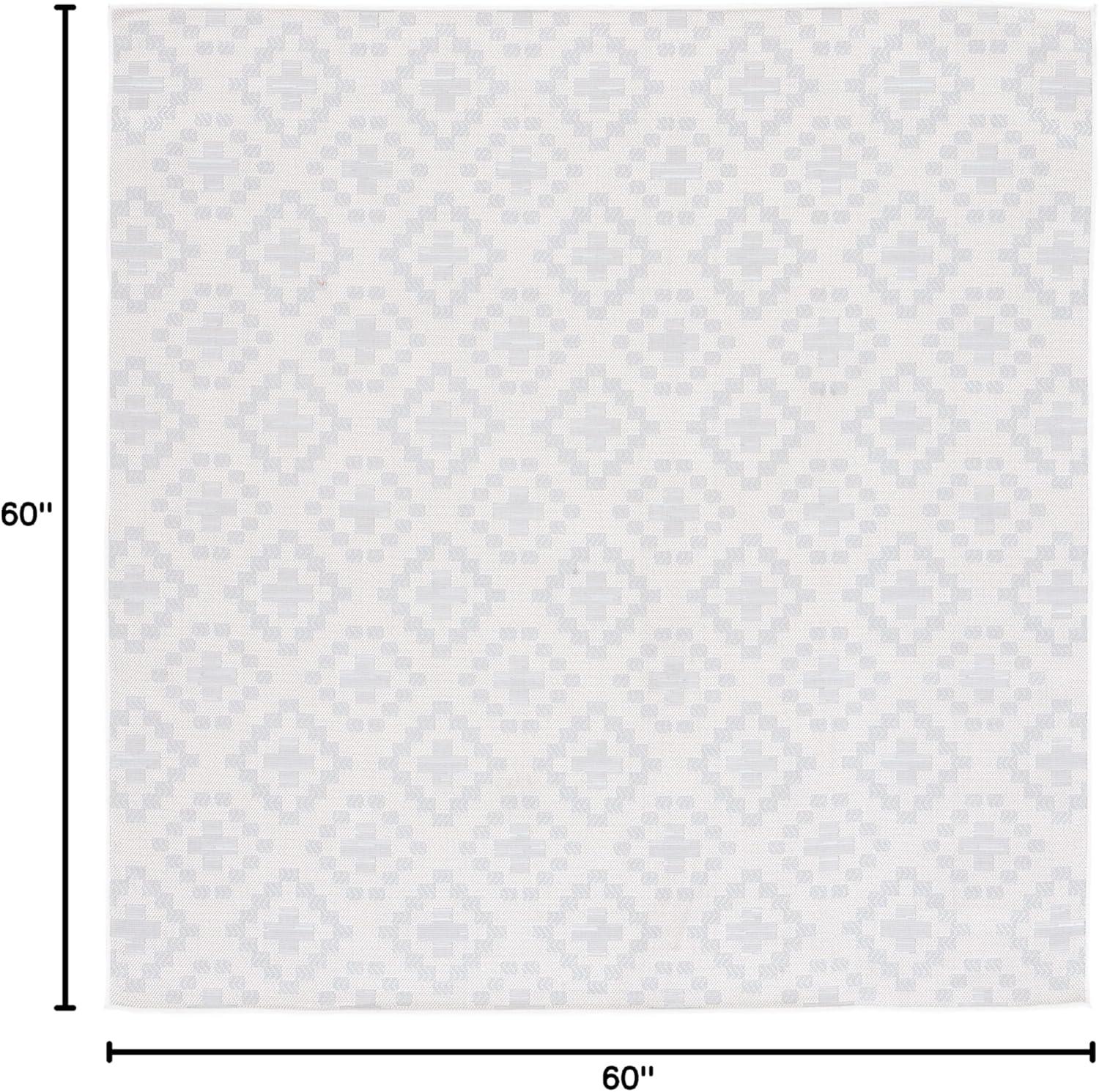 image:imageMartha Stewart x SAFAVIEH Outdoor Area Rug Collection 45 x 65 Ivory amp Grey Weather Resistant amp Washable Ideal for Patio Backyard Mudroom Deck Accent Space MSRO307FIvoryGrey