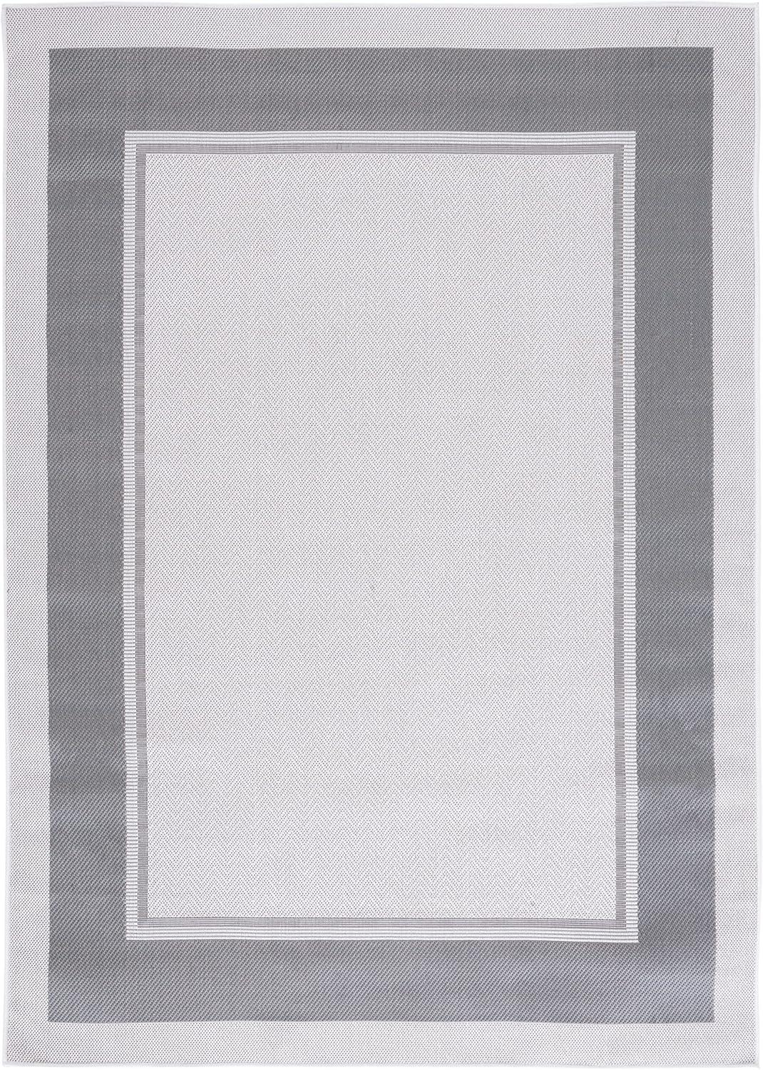image:imageMartha Stewart x SAFAVIEH Outdoor Area Rug Collection 55 x 77 Ivory amp Beige Weather Resistant amp Washable Ideal for Patio Backyard Mudroom Deck Dining Space MSRO317BIvoryGrey